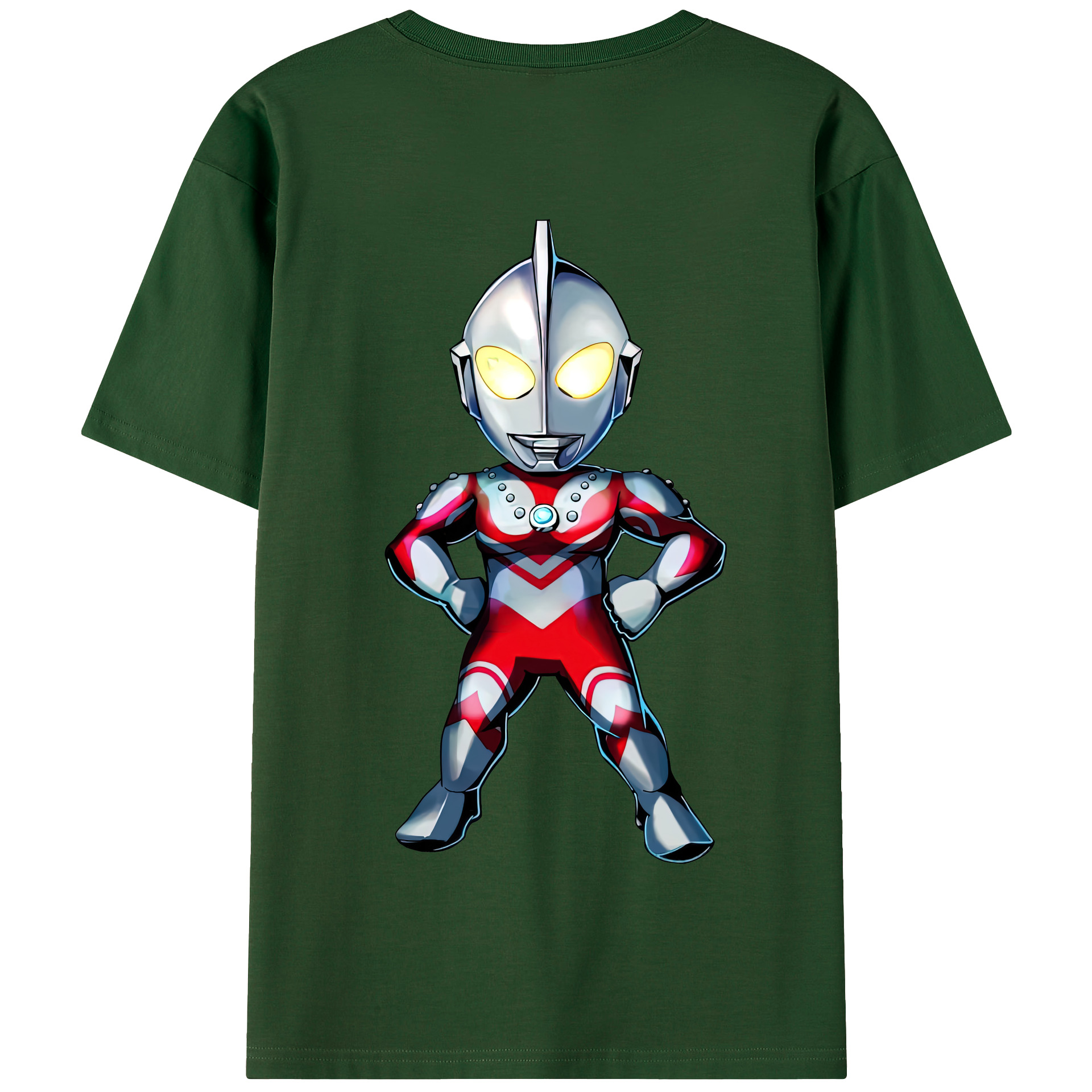 （画像用） ウルトラマン Ultraman 綿100％半袖Tシャツ（背面プリント）